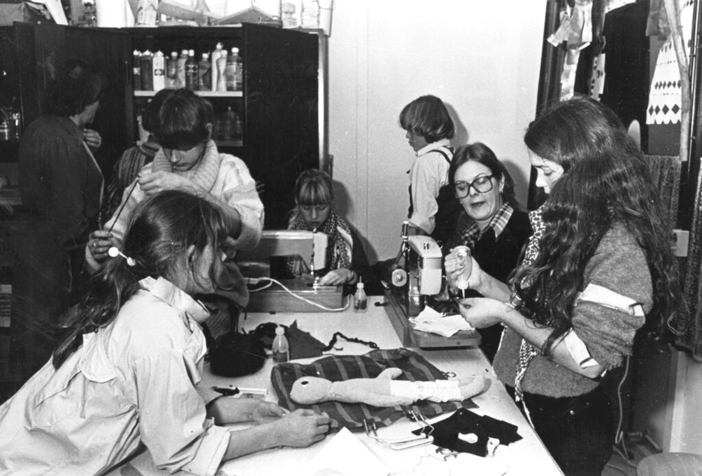 Museumwoning Huis van Haven, Almere, ambachtelijke workshops, foto uit Collectie Stadsarchief Almere