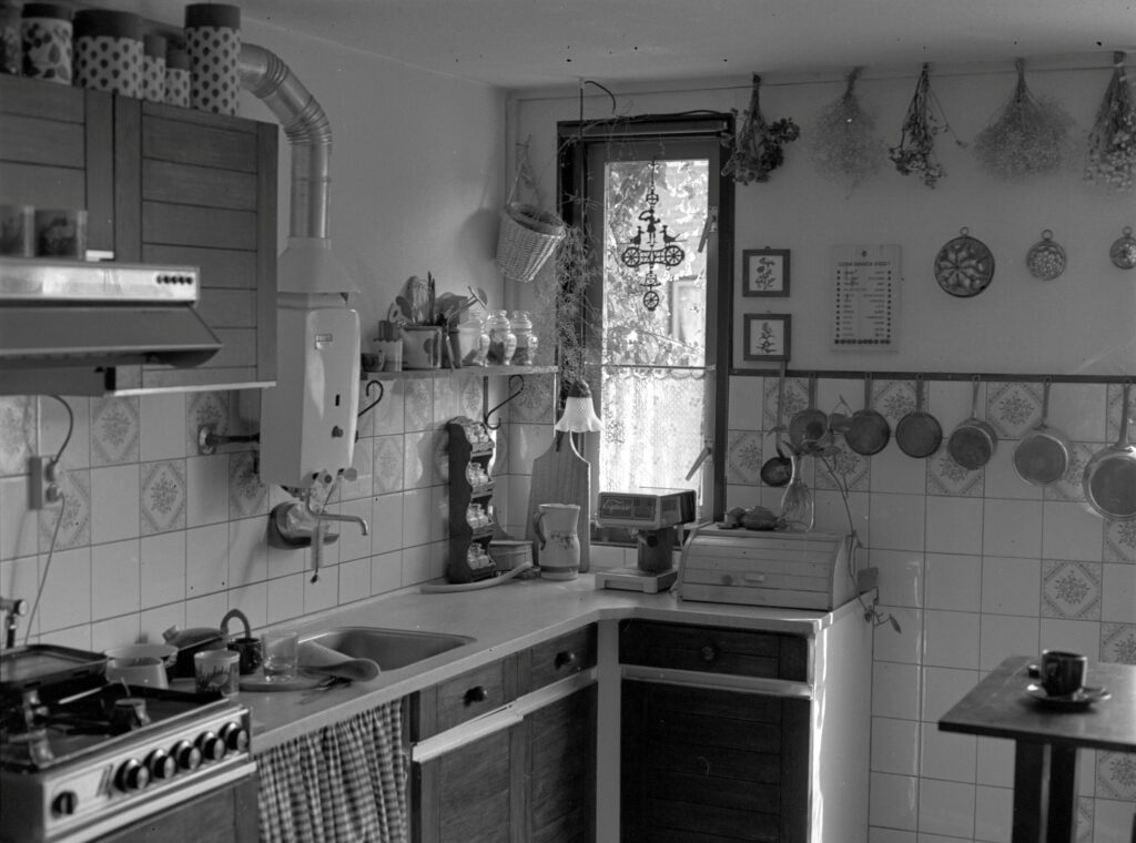 Museumwoning Huis van Haven, Almere, interieur en design, foto Jos Jongerius, collectie Stadsarchief Almere